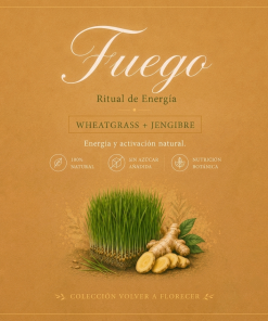 Fuego - Wheatgrass con jengibre